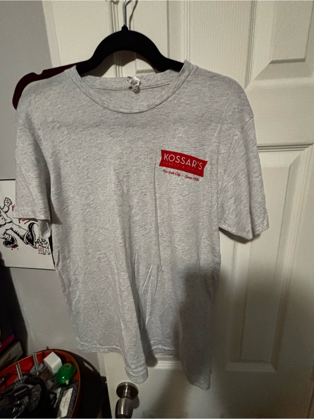 Kossar's Bakery Gray Short-Sleeve Logo Tee